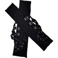 thumbnail image 1 of Yvsxxv Colorful Metal Buckle Punk Fingerless Gloves Casual Arm Warmer, 1 of 7