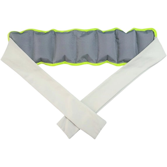 Yvsxxv Cooling Bandana, Water Absorbent Neck Wrap, Unisex Summer Outdoor Accessory, Green+Grey, 1 Pc