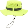 thumbnail image 1 of Yvsxxv Fluorescent Green Wide Brim UV Protection Fishing Hat, Hiking Camping Beach Hat, 1 Pc, 1 of 7