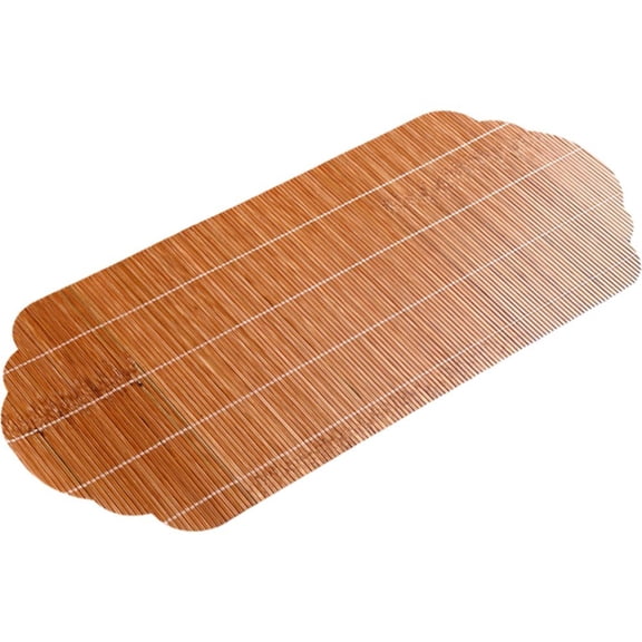 Yvsxxv Hand-woven Waterproof Tea Mat Bamboo Heat Resistant Tea Mat Ceremony Accessories for Home