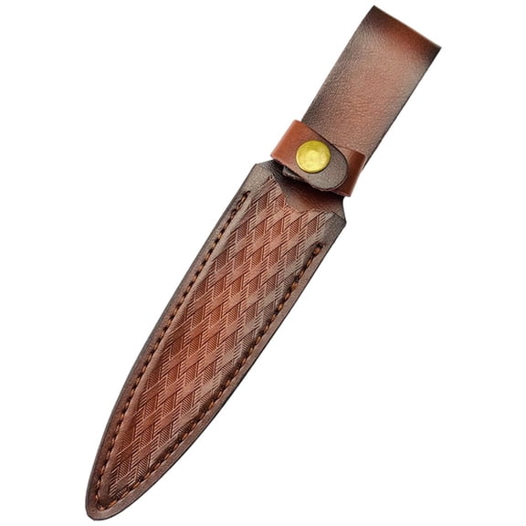 Yvsxxv Leather Carry Folding Knife Sheath for Outdoor Climbing Camping Cycling Hiking, Scabbard Leather Holster Knife Case, Easy Carry Gear Accessories DIY Making Parts