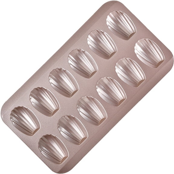 Yvsxxv Mini Madeleines Baking Tray Stainless Steel Tin Mold Mini Cake Mold Non Stick Cookie Pans Metal Biscuit Pan for Chocolate Candy