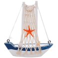 thumbnail image 1 of Yvsxxv Mini Wooden Sailboat Model, Mediterranean Style Nautical Home Decor, 1 of 7