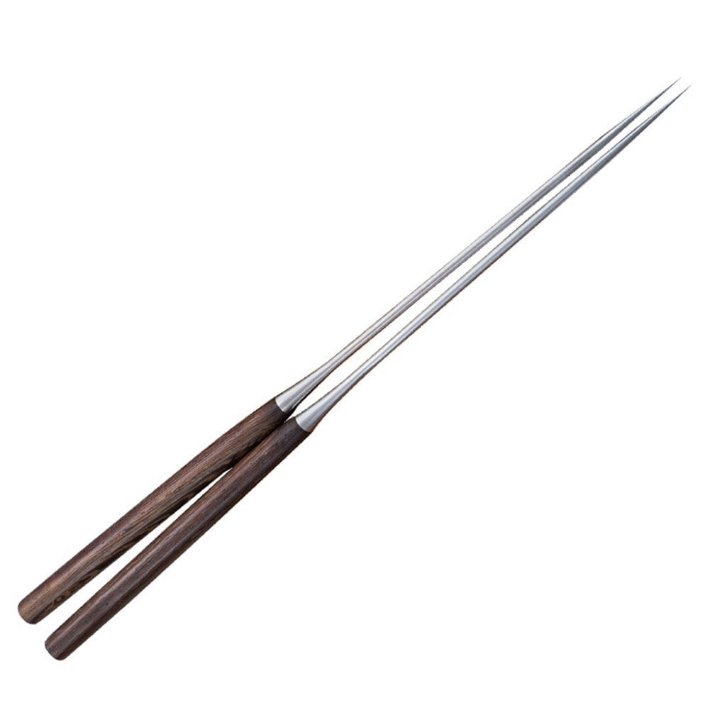 Yvsxxv Moribashi Stainless Steel Chopsticks Set,Japanese Restaurant Chef's Traditional Garnishing Tweezers