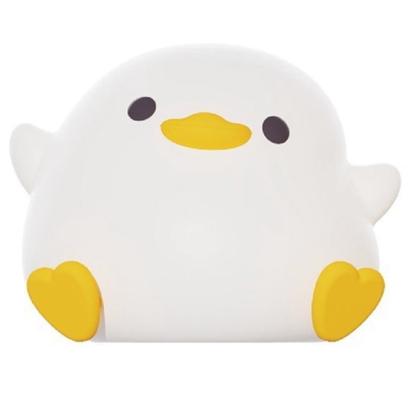 Yvsxxv Night Light Cute Silicone Duck Night Light Nursery Night Light Pat Light Sensor Light Touch Bedside Lamp Dimmable Night Lamp for Bedrooms, Living Room