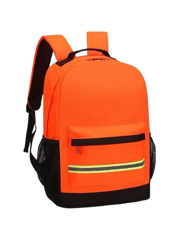 Outdoor Emergency Backpack, Large Capacity Waterproof Rucksack, Orange