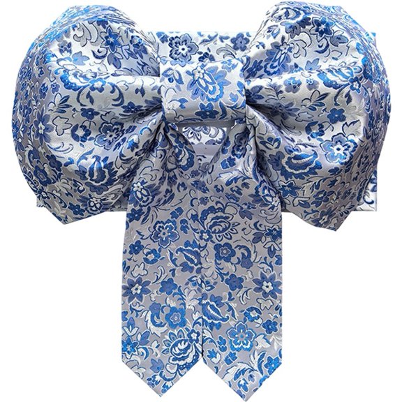 Yvsxxv Pre-Tied Bow Kimono Obi Belt, Polyester Yukata Waist Sash, 14.96x9.45inch