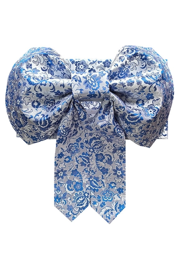 Pre-Tied Bow Kimono Obi Belt, Polyester Yukata Waist Sash, 14.96x9.45inch