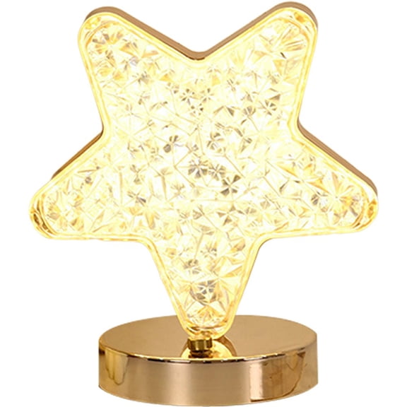 Yvsxxv Ramadan Acrylic Bedside Lamp Touch Control Dimmable Desktop Light Moon Star LED Night Light Decorative Table Lamp EID Al Adha for Christmas Party Birthday