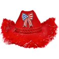 thumbnail image 1 of Yvsxxv Red Patriotic Star Bow Western Cowgirl Hat, Independence Day Party Hat, 1 Pc, 1 of 7