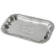 Yvsxxv Relief Carving Candy Tray Rectangular Serving Tray French Style Jewelry Tray for Cuisines Snack Candy Perfume Cosmetic