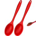 thumbnail image 1 of Yvsxxv Silicone Spoons 2pcs Heat Resistant Nonstick Kitchen Spoon Cooking Spoons for Cooking Utensils Stirring Scooping Mixing, 1 of 7