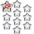 thumbnail image 1 of Yvsxxv Silver Star Disposable Paper Serving Tray Wedding Party 10Pcs, 1 of 7