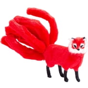 Yvsxxv Soft Cute Handmade Exquisite Nine-Tailed Foxes Figure Home Decorations