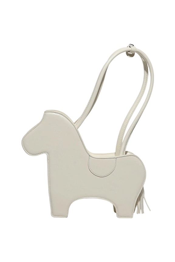 Women's Horse Pattern PU Leather Shoulder Bag, Vintage Saddle Crossbody Purse, 11.81*2.76*10.63inch