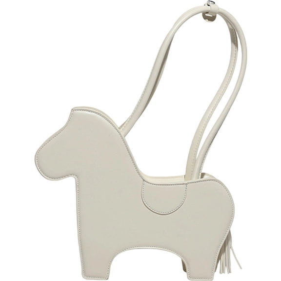 Yvsxxv Women's Horse Pattern PU Leather Shoulder Bag, Vintage Saddle Crossbody Purse, 11.81*2.76*10.63inch
