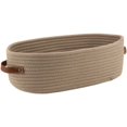 thumbnail image 1 of Yvsxxv Woven Storage Basket With Double Handles Cotton Rope Basket Toy Storage Organizer for Living Room Baby Nursery Drawer, 1 of 7