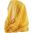 thumbnail image 1 of Yvsxxv Yellow Sequin Head Wrap Bandana, Sparkly Fashion Hair Scarf, 16.54*17.72inch, 1 of 7