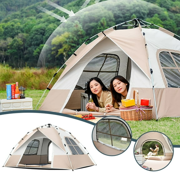 Ywbawe Automatic Tent for 2 Person Camping, Waterproof Sun Shelter with Instant Setup for Outdoor Picnics and Beach, 1-Pack