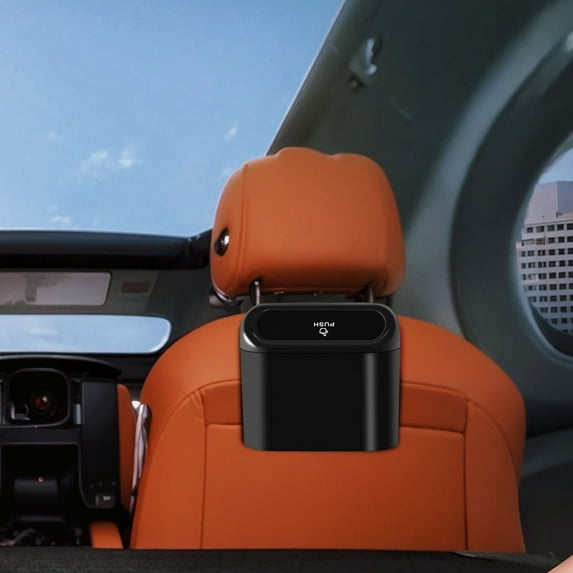 Ywbawe Car Trash Can, Car Seat Back Door Hanging Storage Box Multi-functional Automotive Organizer for Car Supplies, Travel Accessories, Road Trip Essentials, and More