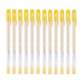 Ywbawe Fine Point White Gel Ink Pens for Illustration Sketching Waterproof Archival Detail Drawing 12-Pack