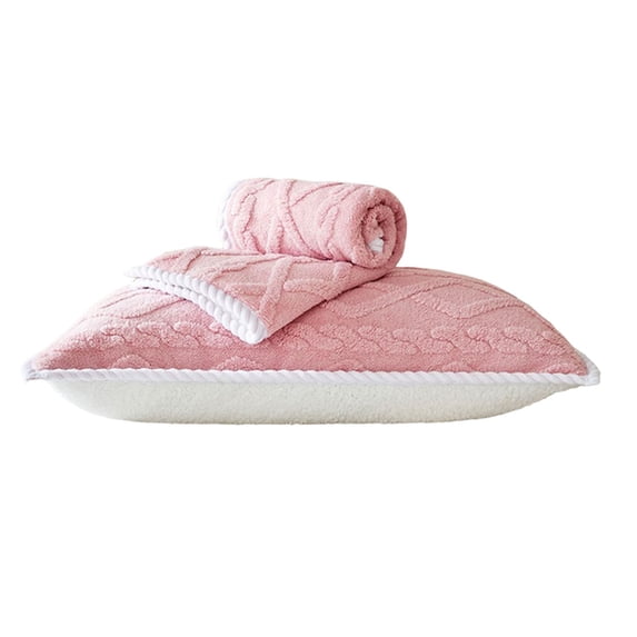 Ywbawe Flannel Pillowcase for All Seasons Home Bedroom Use 1 Count