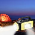 thumbnail image 1 of Ywbawe Handheld Lantern, Solar Spotlight, USB Rechargeable Flashlight with Mobile Power Supply for Camping Emergencies Work, 1 Pack, 1 of 9