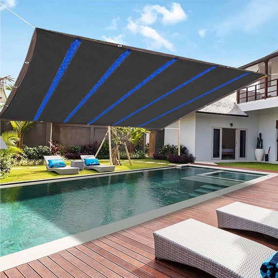 Ywbawe Heavy-Duty Mesh Shade Cloth for Patio Garden Pool Cover UV Block 90% Sun Protection 1-Pack