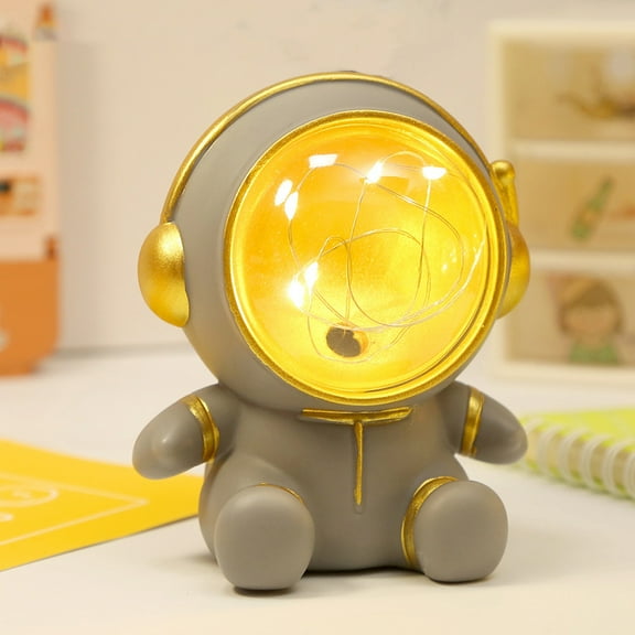 Ywbawe LED Astronaut Piggy Bank with Light Hanging Pendant Novelty Decor for Party Home