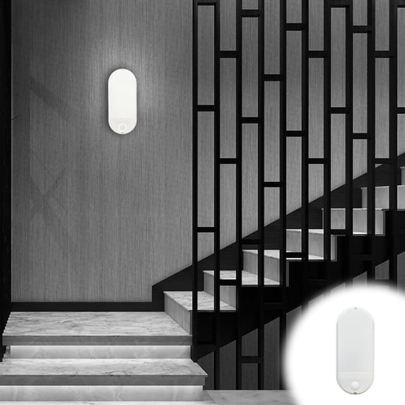 Ywbawe LED Motion Sensor Light, Wall Mounted Light Fixture, Indoor Motion Activated Light for Hallway Stairs Closet, 1-Pack
