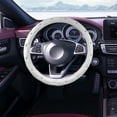 thumbnail image 1 of Ywbawe Leather Steering Wheel Cover with Rhinestones Non-Slip Grip Universal Fit for Cars 1 Count, 1 of 7