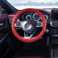 thumbnail image 1 of Ywbawe Leather Steering Wheel Cover with Rhinestones Non-Slip Grip Universal Fit for Cars 1 Count, 1 of 7