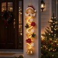 thumbnail image 1 of Ywbawe Lighted Christmas Door Hanger 47in Warm LED Lights Holiday Wall Decor for Front Door Side Entryway Porch, 1 Pack, 1 of 7