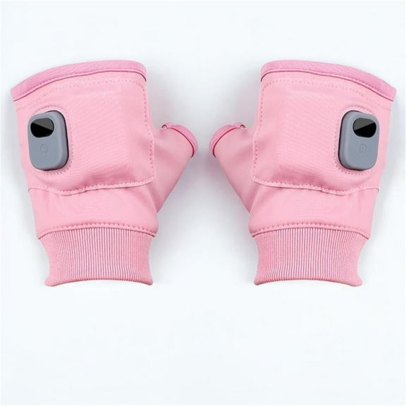 Ywbawe Portable Heating Gloves Fingerless Heated Gloves For Women Men Rechargeable Hand Warmer For Indoor And Outdoor