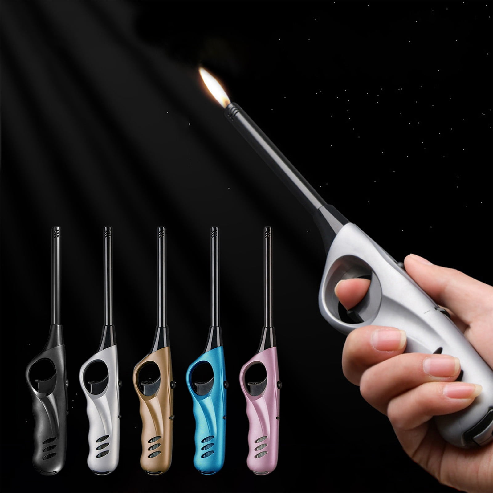 Ywbawe Refillable Butane Lighter Technical Cooking Torch with Safe Lock