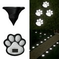 thumbnail image 1 of Ywbawe Solar Powered Dog Paw Print Garden Lights for Outdoor Yard Decor, Set of 2, 1 of 9