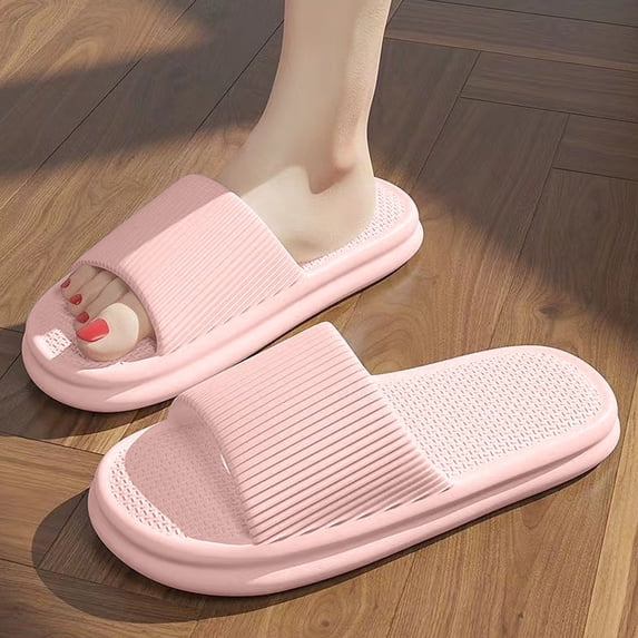 Ywbawe Unisex EVA Shower Flip Flops with Thick Sole for Bathroom, Pool, and Beach, 1 Pair