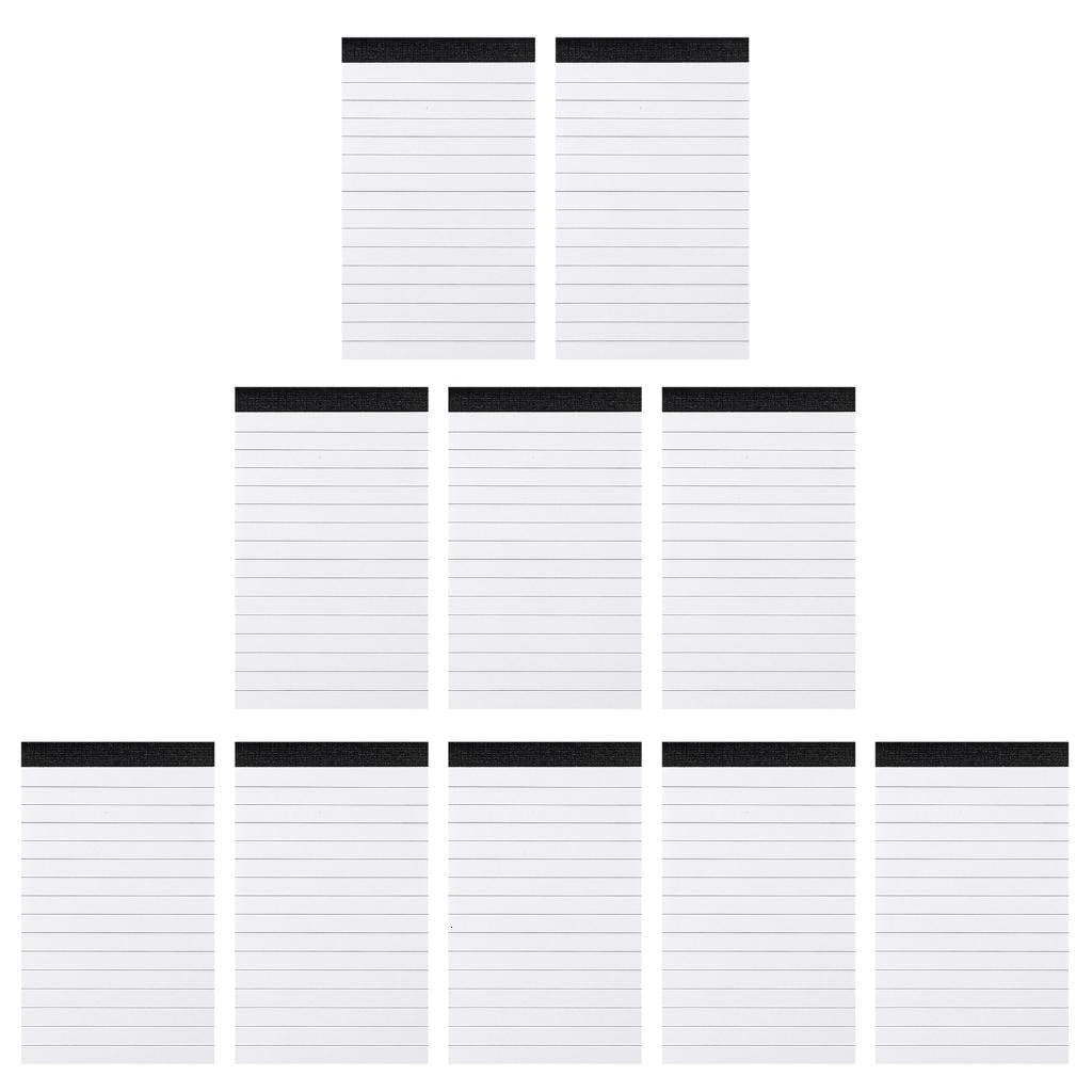 Single Ruled Paper Pad Ywmsfl 1/5/10 Pcs A7 Lined Paper Pads Small Note Pad Pocket Notebook ...