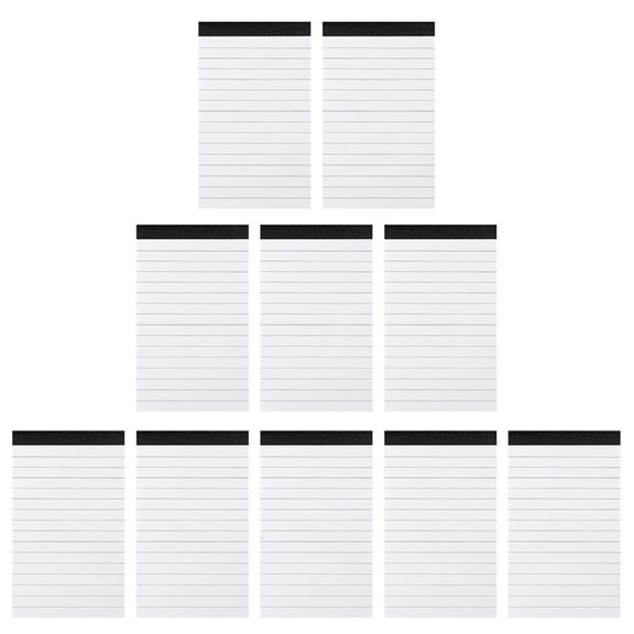 Ywmsfl 1/5/10 Pcs A7 Lined Paper Pads Small Note Pad Pocket Notebook Scratch Pads