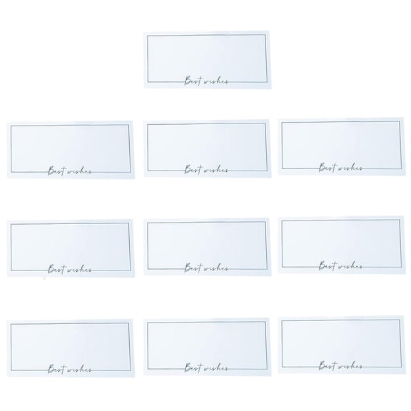 Ywmsfl 10 Pcs Grateful Labels Greeting Card Thank You Card for Celebration,Wedding,&Bridal Shower Best Paper Greetings