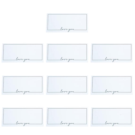 Ywmsfl 10 Pcs Grateful Labels Greeting Card Thank You Card for Celebration,Wedding,&Bridal Shower Best Paper Greetings