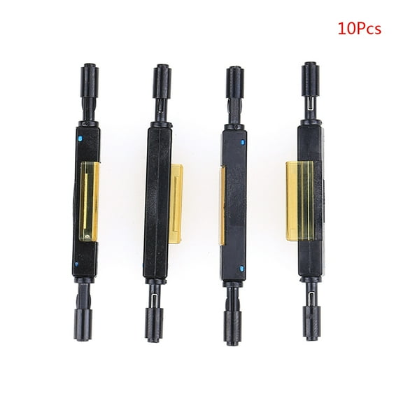Ywmsfl 10 Pieces L925B Fiber Optic Quick Connector Optical Fiber Mechanical Splice for Drop Cable Easy to Use