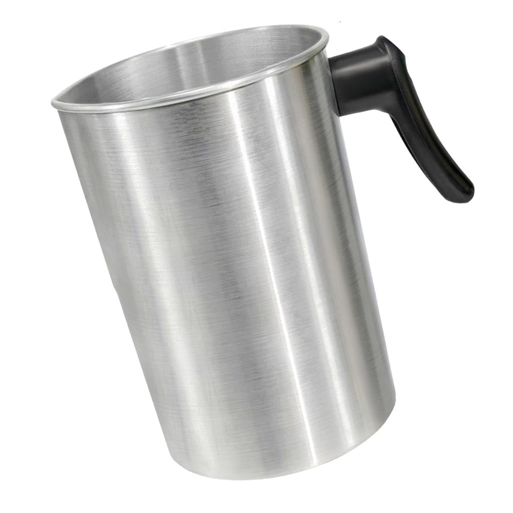 Ywmsfl 101.4oz Aluminum Alloy Candle Making Pitcher Dripless Pouring Spout