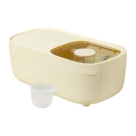 Ywmsfl 10L Extra Large Pet Food Storage Container with Locking Lid and Smooth Nonslip Base Kitchen Pantries