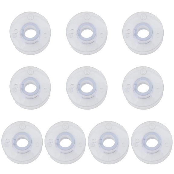 Ywmsfl 10Pcs Clear Bobbins Empty Bobbin Thread Winders Sewing Machine Threads Spool for Stitching Tailoring