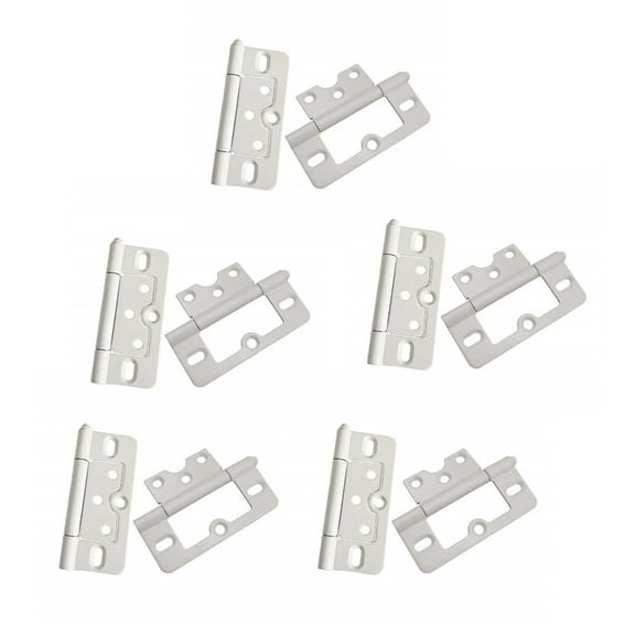 Ywmsfl 10Pcs Sturdy Bifold Door Hinges Smooth Rotation for Furniture and Window