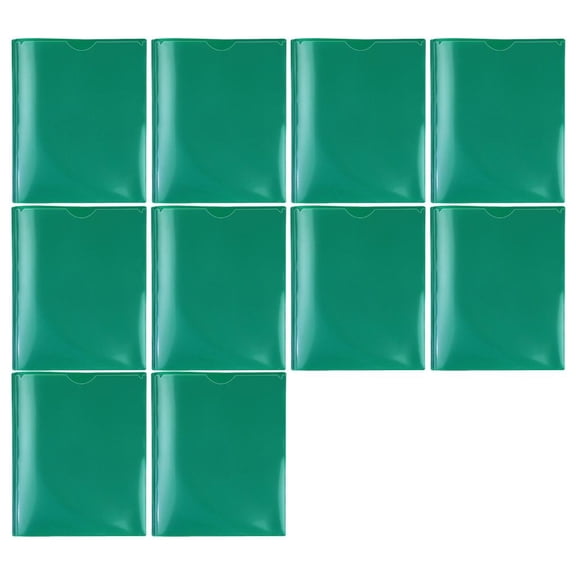 Ywmsfl 10Pcs Two Pocket Folders with Business Card Holder, Letter Size Paper Folders