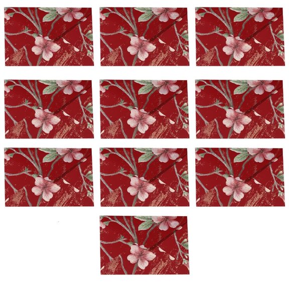 Ywmsfl 10Pieces Flower Envelopes 6x4Inch Folding Envelopes For Party Invitation Wedding