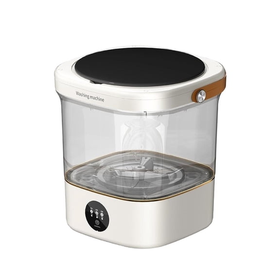 Ywmsfl 12L Portable Washing Machine Folding Large Capacity Clothes Rotation Dryer Bucket Travel Underwear Panties Sock Washer