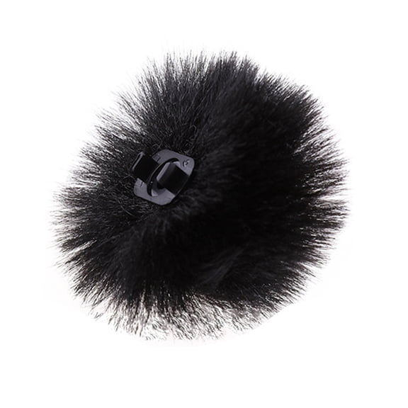 Ywmsfl 1PC Lavalier Microphone Furry Windscreen Windshield Muff for Lapel Lavalier Microphone